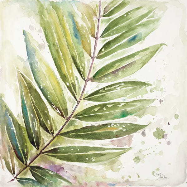 Jungles: Jungle Inspiration Watercolor I by Patricia Pinto