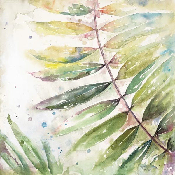 Jungles: Jungle Inspiration Watercolor II by Patricia Pinto
