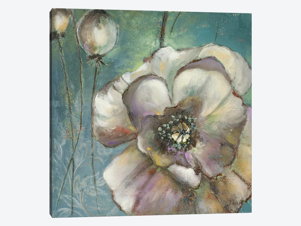 Blue Poppies II by Patricia Pinto 1-piece Canvas Print
