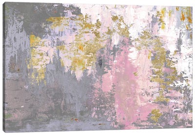 Pink Magic Abstract Canvas Art Print - Patricia Pinto
