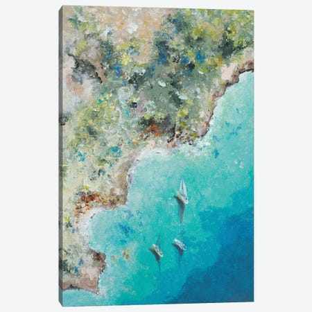 Playa Escondida from Above Canvas Print #PPI666} by Patricia Pinto Canvas Print