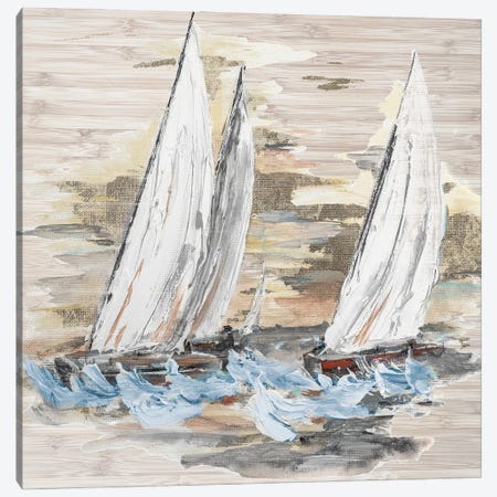 Rough Sailing II Canvas Print #PPI668} by Patricia Pinto Canvas Wall Art