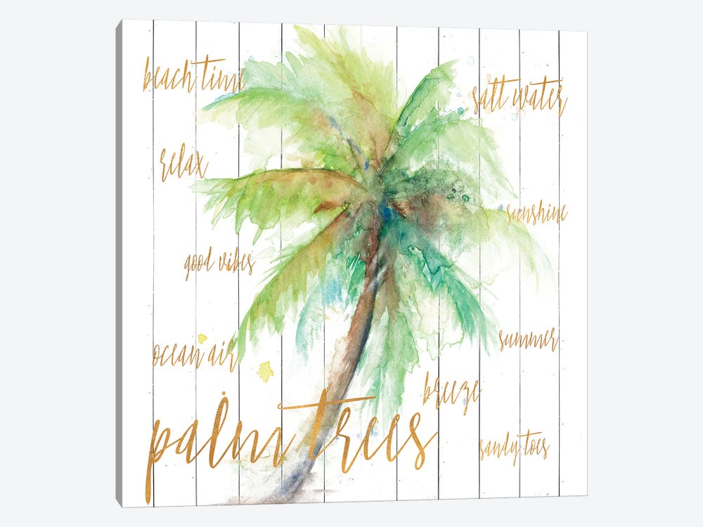 Vacation Palm by Patricia Pinto 1-piece Canvas Print