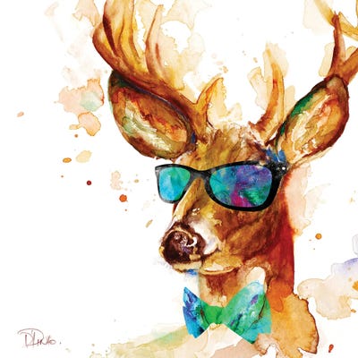 Cool Deer by Patricia Pinto framed wall art