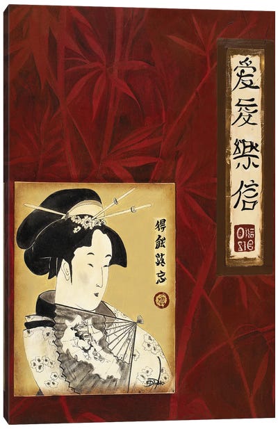 Geisha I Canvas Art Print - Japanese Culture