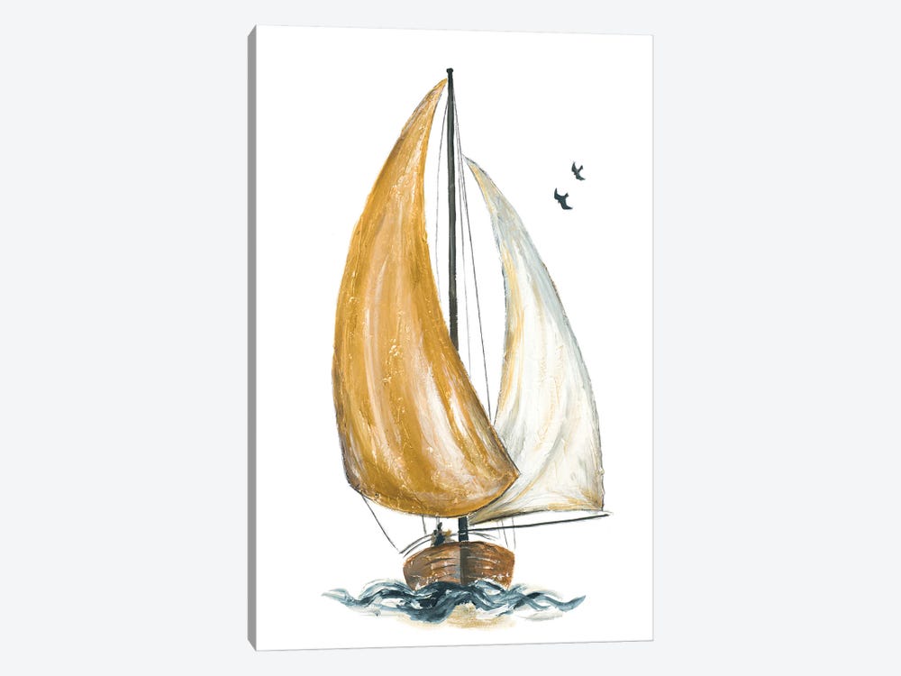 Gold Sail I by Patricia Pinto 1-piece Art Print
