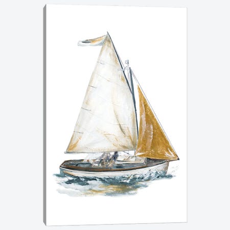 Gold Sail II Canvas Print #PPI698} by Patricia Pinto Art Print