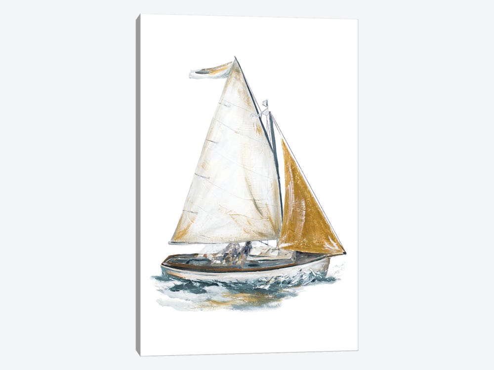 Gold Sail II by Patricia Pinto 1-piece Canvas Wall Art