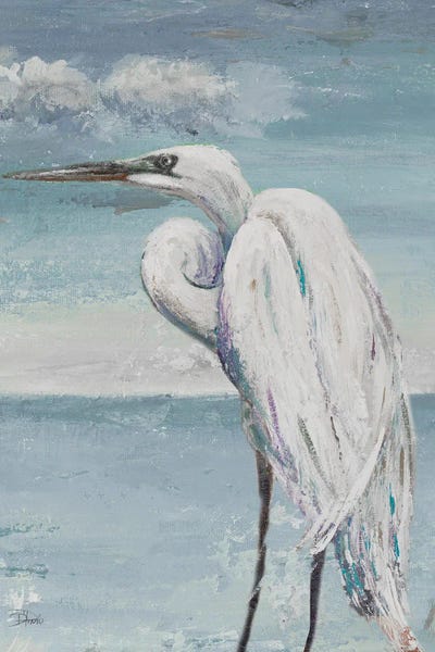 Patricia Pinto: Great Egret Standing by Patricia Pinto