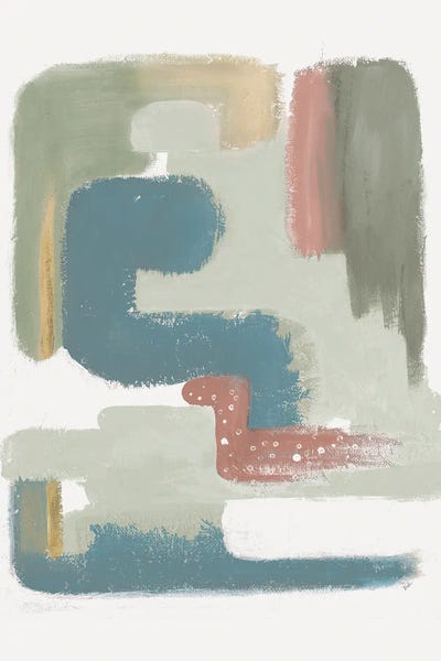 Maroon Bird Abstract by Patricia Pinto canvas print