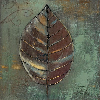 New Green Leaf Canvas Artwork by Patricia Pinto iCanvas