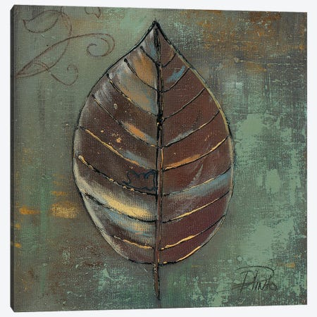 New Green Leaf Canvas Print #PPI718} by Patricia Pinto Canvas Wall Art