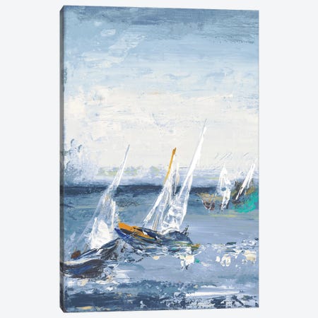 Blue Water Adventure I Canvas Print #PPI71} by Patricia Pinto Canvas Wall Art