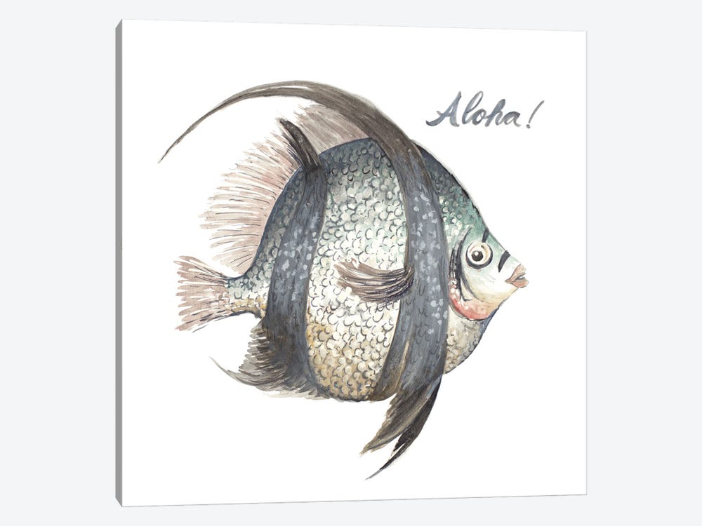 Aloha Fish by Patricia Pinto 1-piece Canvas Art