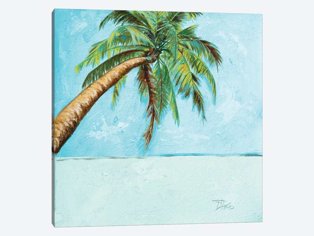 Beach Palm Blue II by Patricia Pinto 1-piece Canvas Wall Art