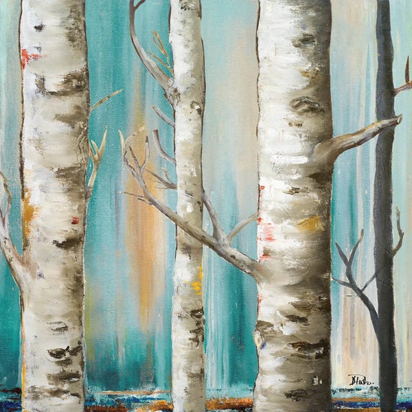 Patricia Pinto: Birch Forest I by Patricia Pinto