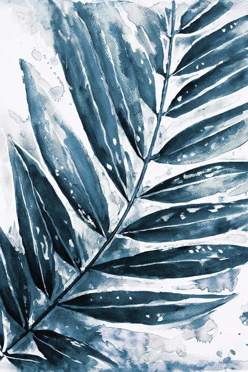 Blue Jungle Leaf I by Patricia Pinto wall art