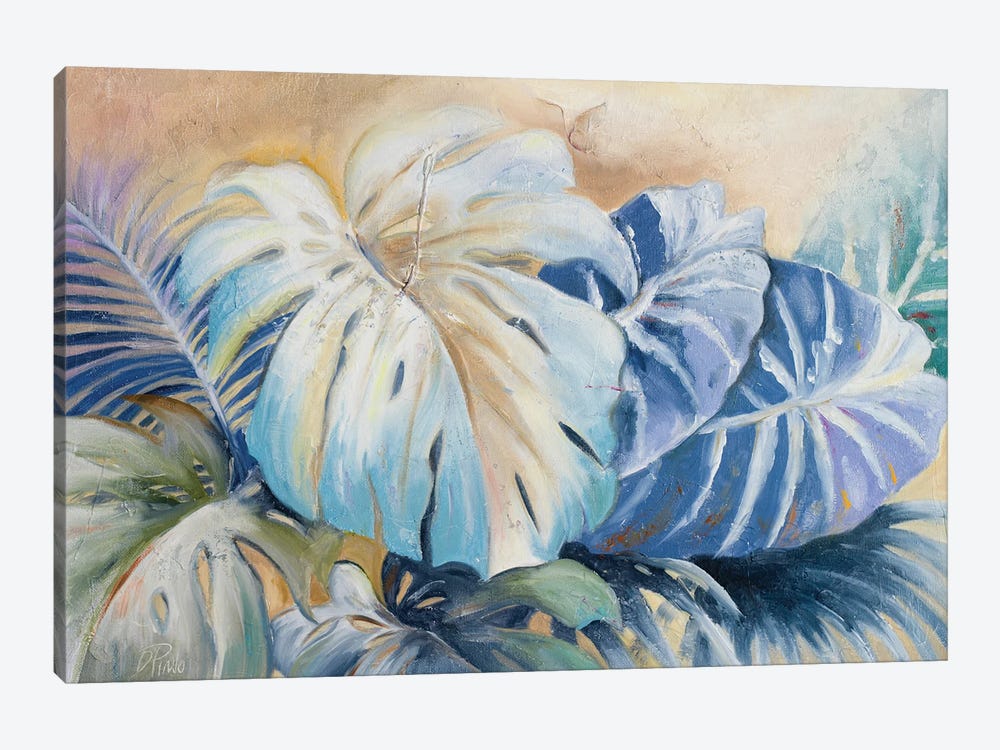 Blue Plants II by Patricia Pinto 1-piece Canvas Print