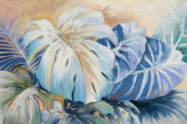 Monsteras: Blue Plants II by Patricia Pinto