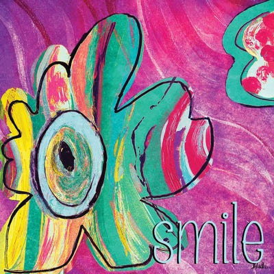 Bright Collage Flowers I by Patricia Pinto framed wall art