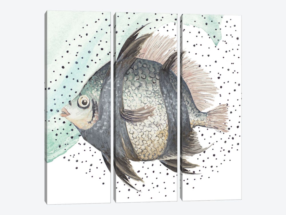 Coastal Fish I by Patricia Pinto 3-piece Art Print