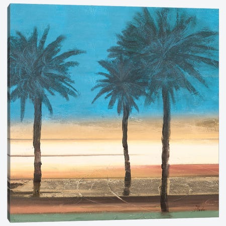 Coastal Palms II Canvas Print #PPI778} by Patricia Pinto Canvas Art