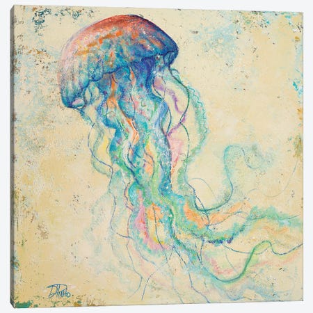 Creatures Of The Ocean I Canvas Print #PPI786} by Patricia Pinto Canvas Wall Art