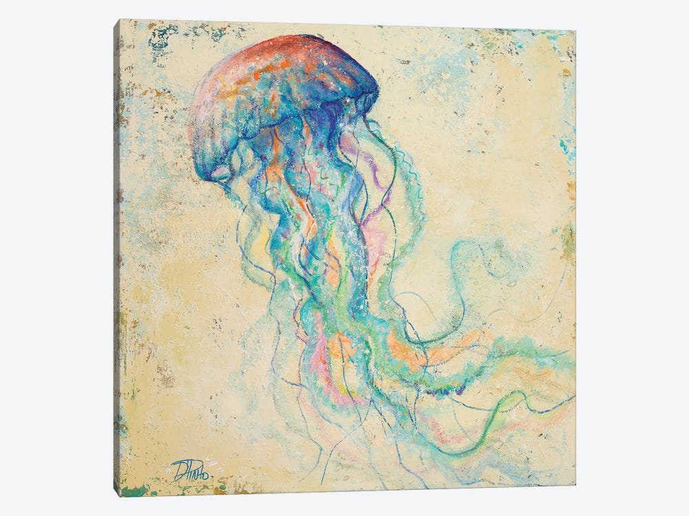 Creatures Of The Ocean I by Patricia Pinto 1-piece Canvas Wall Art