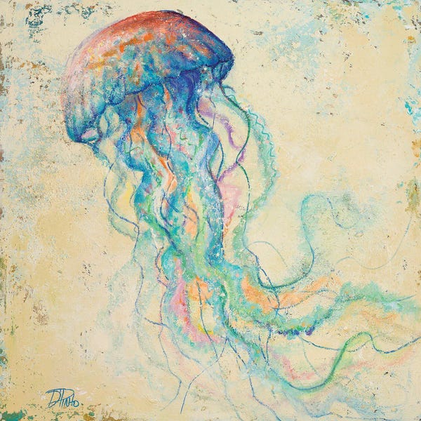 Jellyfish: Creatures Of The Ocean I by Patricia Pinto