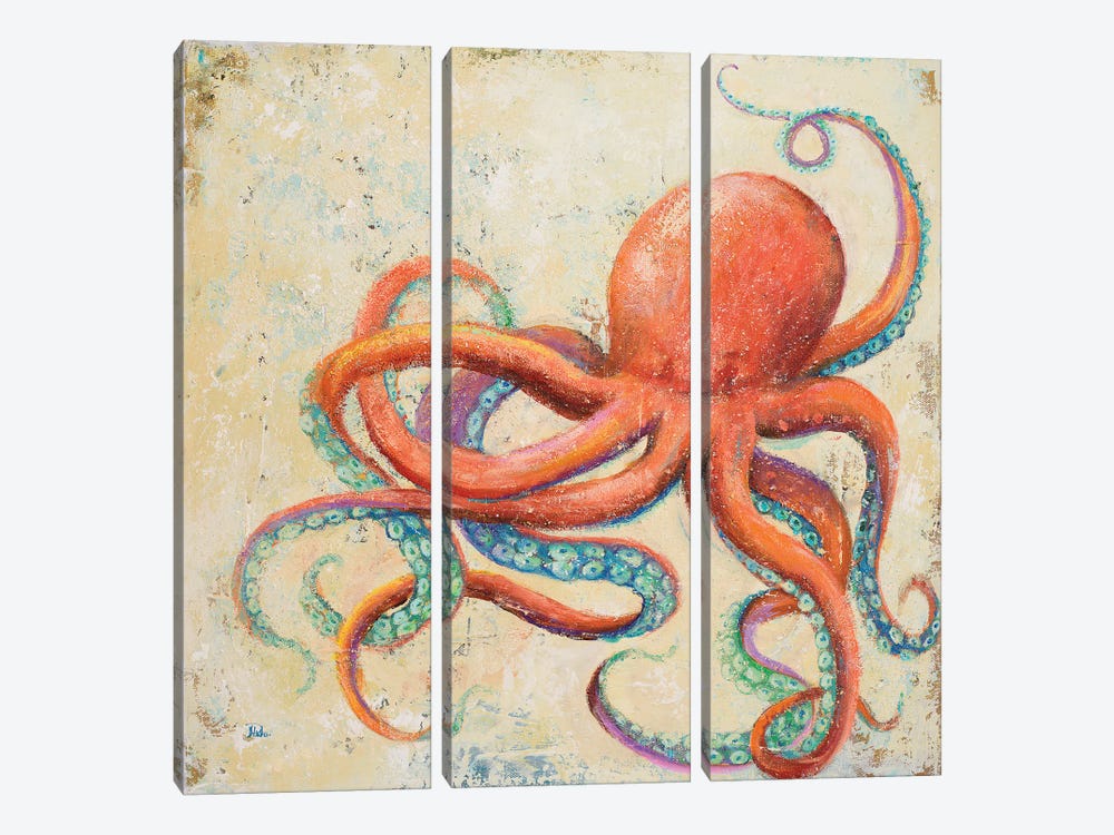 Creatures Of The Ocean II by Patricia Pinto 3-piece Art Print