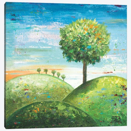 Cute Tree I Canvas Print #PPI789} by Patricia Pinto Canvas Print