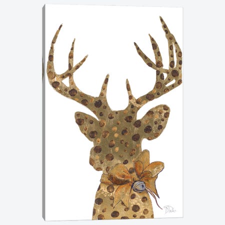 Dotted Deer Canvas Print #PPI792} by Patricia Pinto Canvas Wall Art