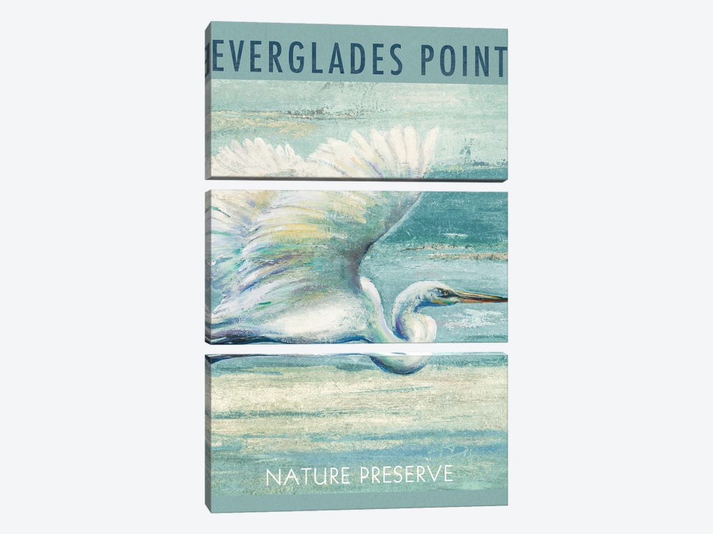 Everglades Poster I by Patricia Pinto 3-piece Canvas Artwork