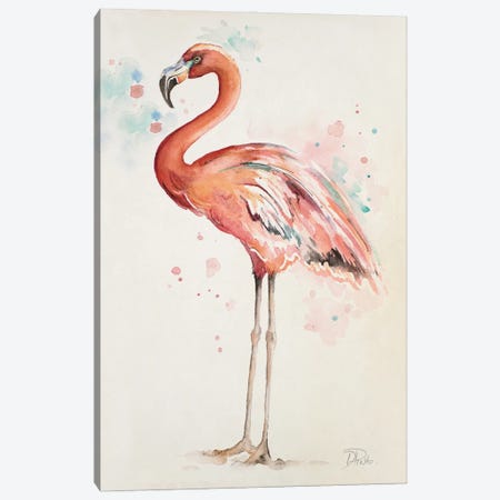 Flamingo I Canvas Print #PPI799} by Patricia Pinto Canvas Art