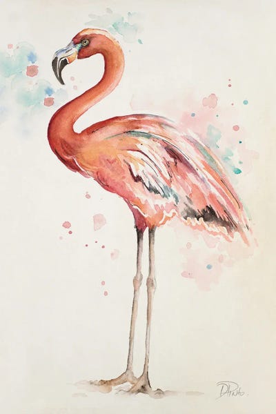 Flamingos: Flamingo I by Patricia Pinto