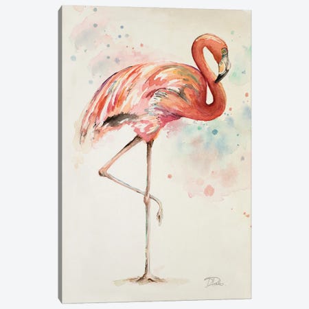 Flamingo II Canvas Print #PPI800} by Patricia Pinto Canvas Wall Art