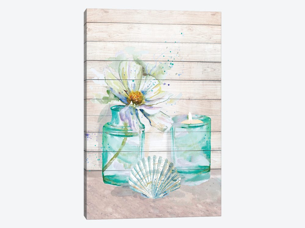 Fresh Flowers and Shells I by Patricia Pinto 1-piece Canvas Art