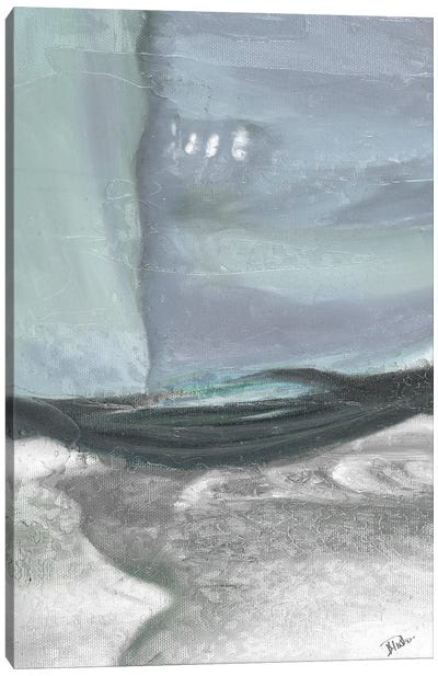 Glass Abstract II Canvas Art Print - Calm & Sophisticated Living Room Art