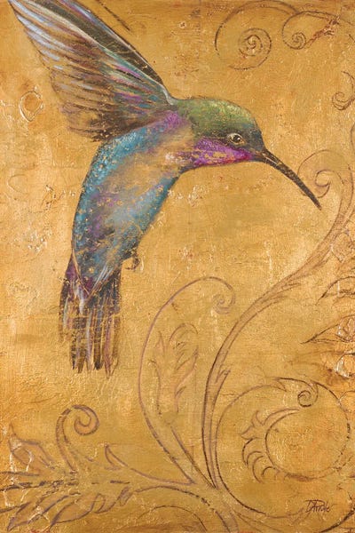 Hummingbirds: Golden Hummingbird I by Patricia Pinto