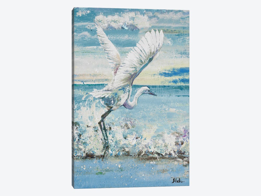 Great Blue Egret I by Patricia Pinto 1-piece Canvas Art Print