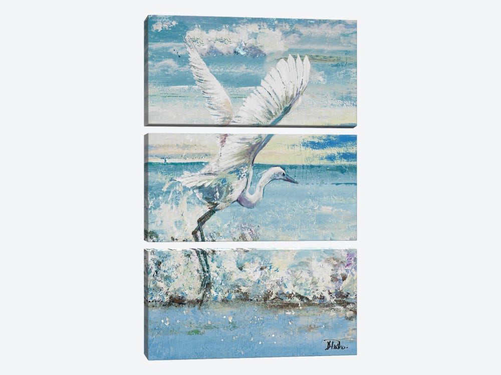 Great Blue Egret I by Patricia Pinto 3-piece Canvas Art Print