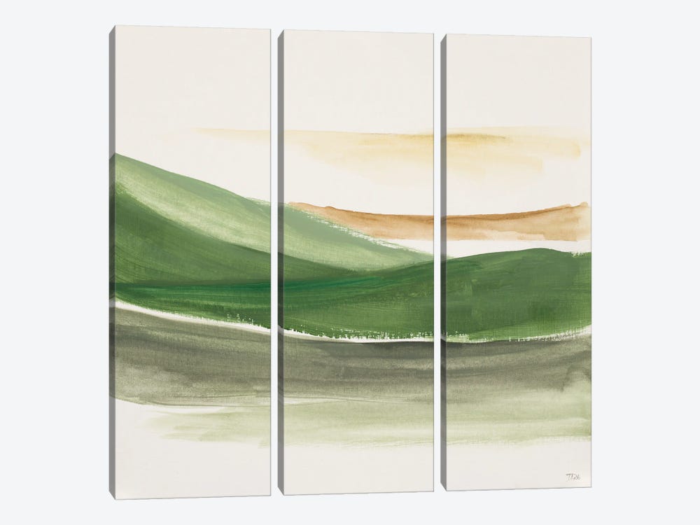 Green Abstract Landscape by Patricia Pinto 3-piece Canvas Artwork