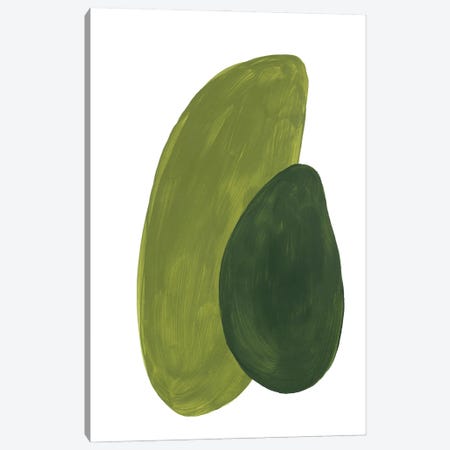 Green Shapes Canvas Print #PPI825} by Patricia Pinto Canvas Print