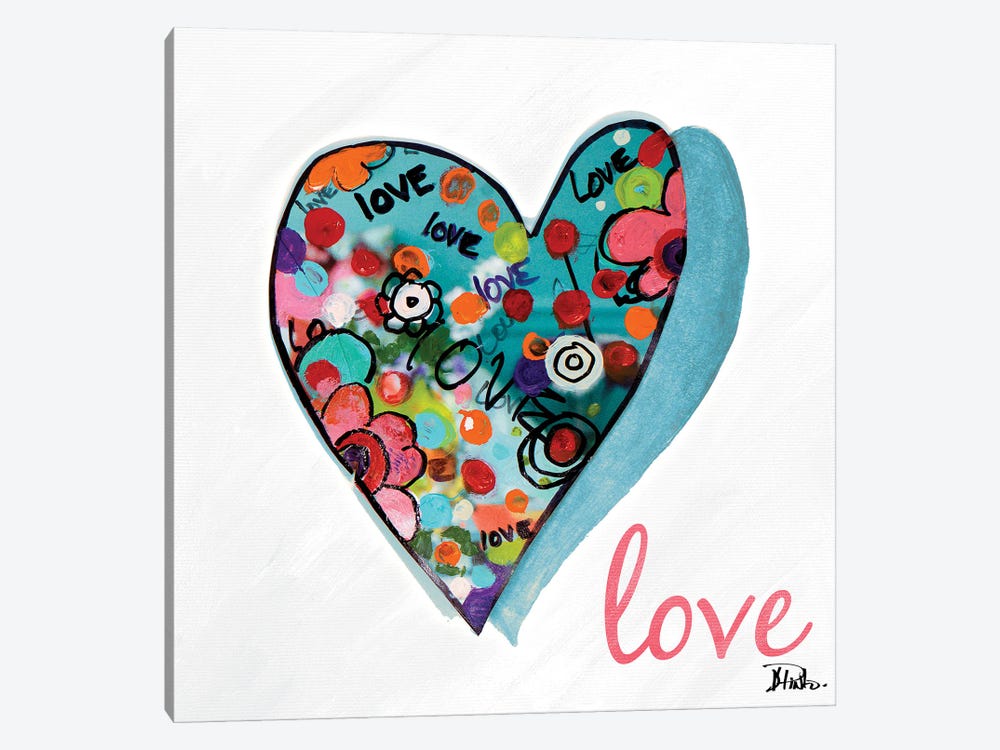 Hearts Of Love & Hope II by Patricia Pinto 1-piece Art Print
