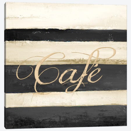 Cafe Canvas Print #PPI82} by Patricia Pinto Canvas Print