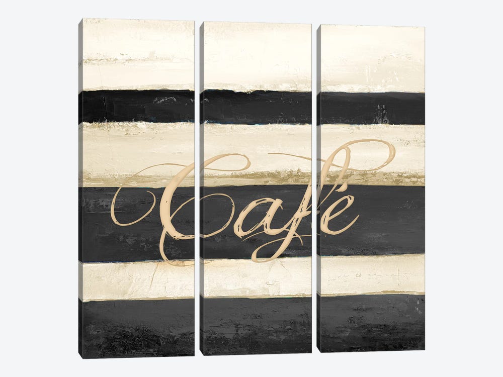 Cafe by Patricia Pinto 3-piece Canvas Wall Art