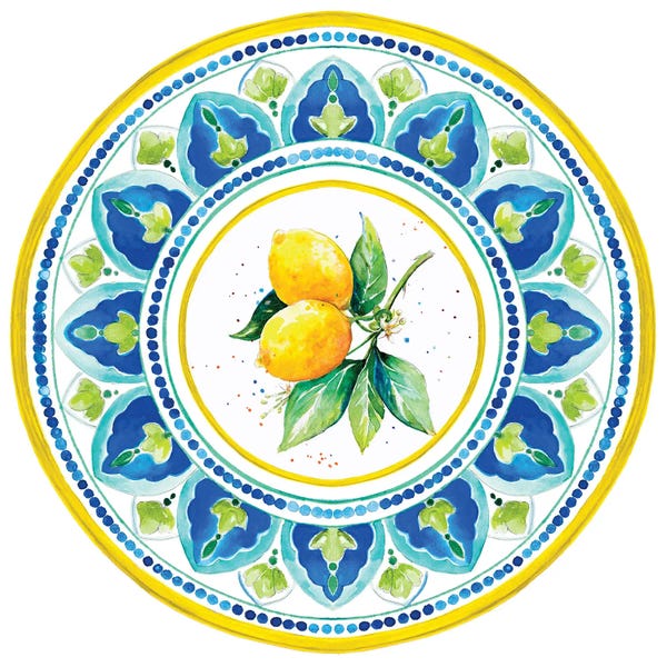 Mediterranean Décor: Italian Lemon Tile by Patricia Pinto
