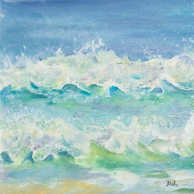 Las Olas Square II by Patricia Pinto framed canvas print