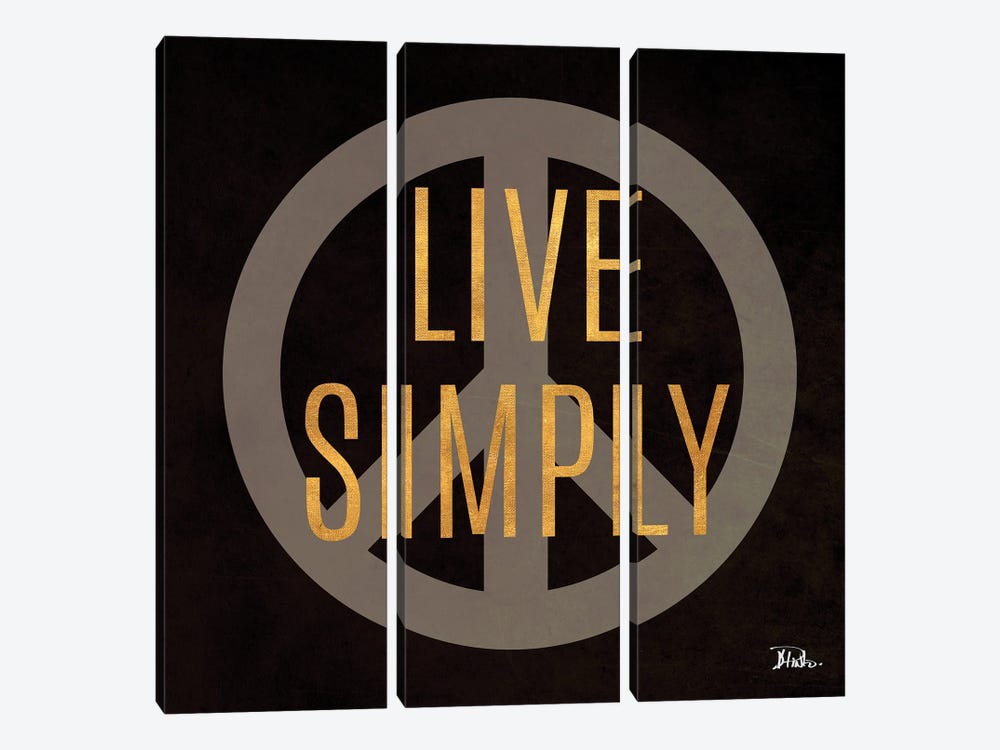 Love and Live II by Patricia Pinto 3-piece Canvas Wall Art