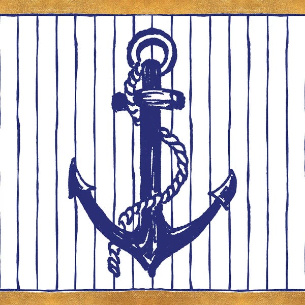 Patricia Pinto: Nautical Anchor I by Patricia Pinto